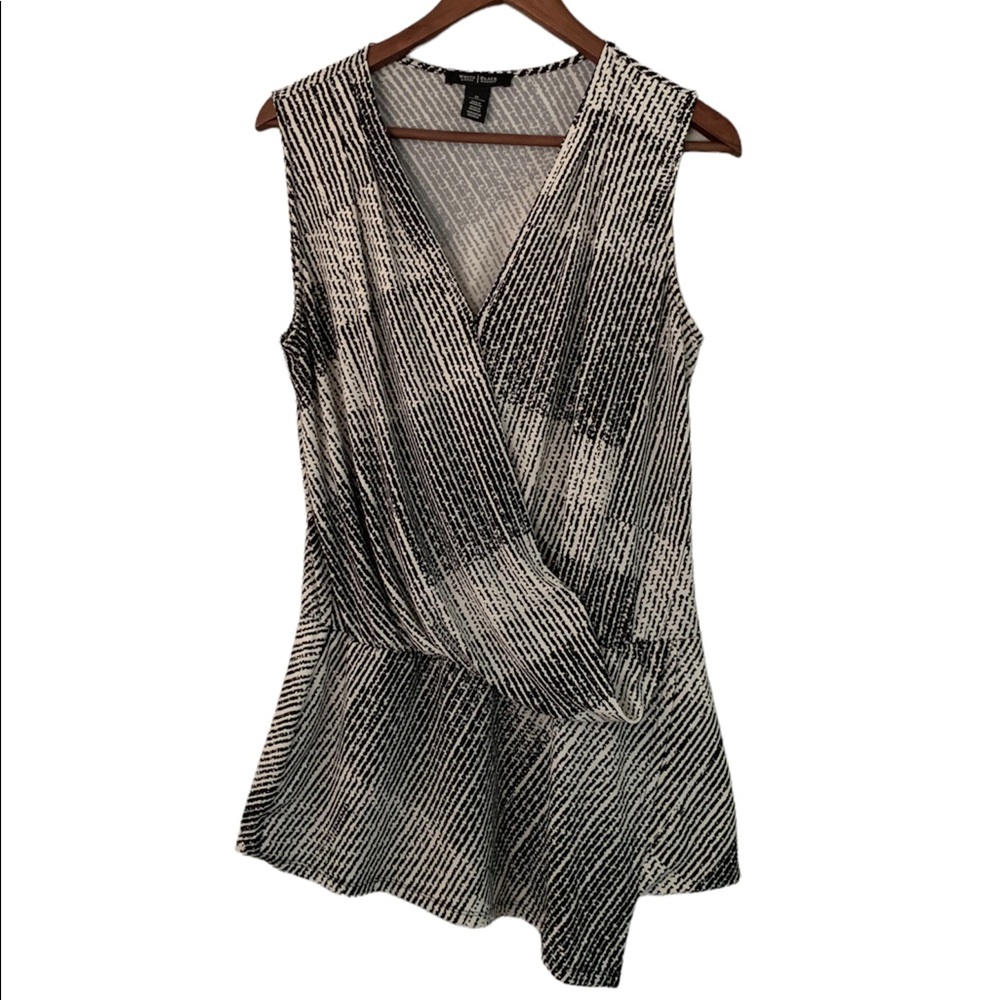 WHBM V Neck Wrap Tank Top | M